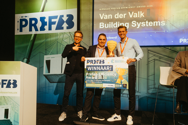 Van der Valk Building Systems wint Prefab Efficiency Award 2026